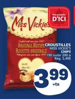 Marché Bonichoix MISS VICKIE'S CHIPS offer