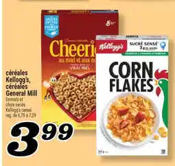Marché Richelieu CÉRÉALES KELLOGG'S, CÉRÉALES GENERAL MILL | KELLOGG'S CEREAL offer
