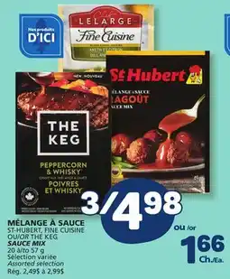 Marché Bonichoix ST-HUBERT, FINE CUISINE OR THE KEG SAUCE MIX offer