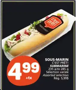 Marché Bonichoix C'EST PRÊT! SUBMARINE offer