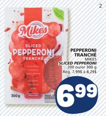Marché Bonichoix MIKES SLICED PEPPERONI offer