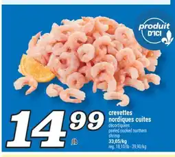 Marché Richelieu CREVETTES NORDIQUES CUITES | PEELED COOKED NORTHERN SHRIMP offer