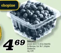 Marché Richelieu BLEUETS | BLUEBERRIES offer