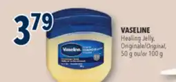 Familiprix VASELINE, Healing Jelly Original, 50 g or 100 g offer