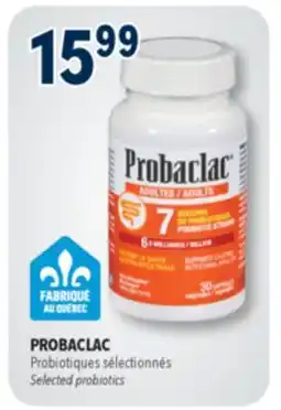 Familiprix PROBACLAC Selected probiotics offer