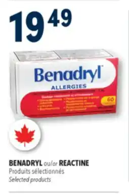 Familiprix Benadryl Allergy caplets 60un offer