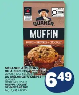 Marché Bonichoix QUAKER MUFFIN, COOKIE OR PANCAKE MIX offer
