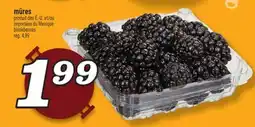 Marché Richelieu MÛRES | BLACKBERRIES offer