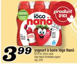 Marché Richelieu YOGOURT À BOIRE IÖGO NANÖ | IÖGO NANÖ DRINKABLE YOGURT offer
