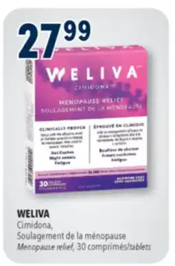 Familiprix Weliva Cimidona Menopause Relief tablets 30un offer