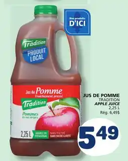 Marché Bonichoix TRADITION APPLE JUICE offer
