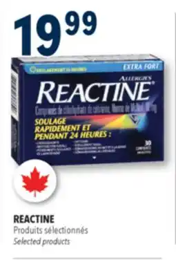 Familiprix REACTINE, Selected products … offer