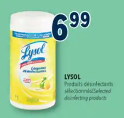 Familiprix Lysol citrus disinfecting wipes 75un offer