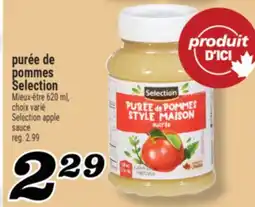 Marché Richelieu PURÉE DE POMMES SELECTION | SELECTION APPLE SAUCE offer