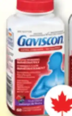 Familiprix Gaviscon extra strength fruit blend antiacid 60un offer