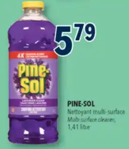 Familiprix Pine-Sol lavender multi-surface cleaner offer