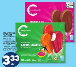Marché Bonichoix COMPLIMENTS FROZEN TREATS offer