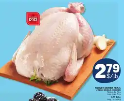 Marché Bonichoix FRESH WHOLE CHICKEN offer