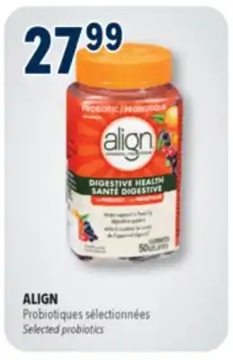 Familiprix Align digestive health prebiotic+probiotic fruit flavoured gummies 50 offer