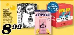 Marché Richelieu COCKTAIL PÉTILLANT SANS ALCOOL ATYPIQUE | ATYPIQUE SPARKLING NON-ALCOHOLIC COCKTAIL offer