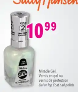 Familiprix Sally Hansen Miracle Gel Top Coat step 2 #106 Unicorn offer