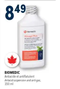Familiprix Biomedic antacid suspension and anti-gas mint flavour offer
