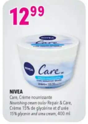 Familiprix Nivea Care no greasy feeling nourishing cream offer