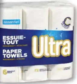 Familiprix Essentiel Ultra absorbent strong paper towels 6un offer