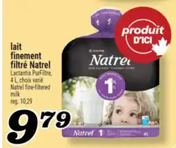 Marché Richelieu LAIT FINEMENT FILTRÉ NATREL LACTANTIA PURFILTRE | NATREL FINE-FILTERED MILK offer