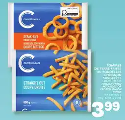 Marché Bonichoix COMPLIMENTS FROZEN FRIED POTATOES OR FROZEN ONION RINGS offer