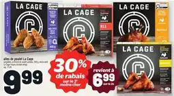 Metro AILES DE POULET LA CAGE | LA CAGE FROZEN CHICKEN WINGS offer