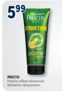 Familiprix Garnier Fructis Style Structure sculpting gel with bamboo extract extra strong hold offer