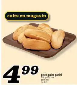 Marché Richelieu PETITS PAINS PANINI | PANINI BUNS offer