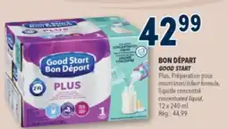 Familiprix Good Start Plus Iron fortified milk-based infant formula 0 months + Concentrated liquid 12x240ml offer