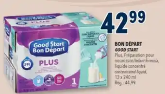 Familiprix Good Start Plus Iron fortified milk-based infant formula 0 months + Concentrated liquid 12x240ml offer