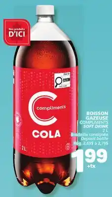 Marché Bonichoix COMPLIMENTS SOFT DRINK offer