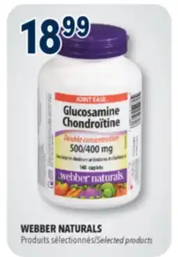 Familiprix Webber Naturals Joint Ease Glucosamine Chondroitin Double Strength caplets 140un offer