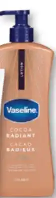 Familiprix Vaseline Intensive Care cocoa radiant lotion offer