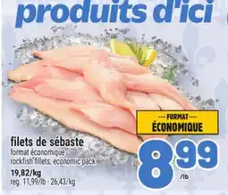 Metro FILETS DE SÉBASTE | ROCKFISH FILLETS offer