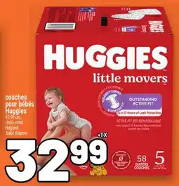 Metro COUCHES POUR BÉBÉS HUGGIES | HUGGIES BABY DIAPERS offer