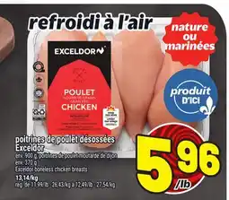 Metro POITRINES DE POULET DÉSOSSÉES EXCELDOR | EXCELDOR BONELESS CHICKEN BREASTS offer