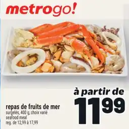 Metro REPAS DE FRUITS DE MER | SEAFOOD MEAL offer