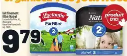 Metro LAIT FINEMENT FILTRÉ NATREL | NATREL FINE-FILTERED MILK offer