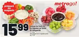 Metro PLATEAU DE FRUITS OU DE LÉGUMES EN FORME DE MARGUERITE | DAISY-SHAPED FRUIT OR VEGETABLE PLATTER offer