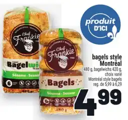 Metro BAGELS STYLE MONTRÉAL | MONTRÉAL STYLE BAGELS offer