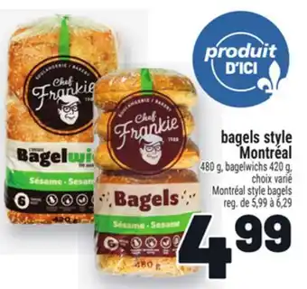 Metro BAGELS STYLE MONTRÉAL | MONTRÉAL STYLE BAGELS offer