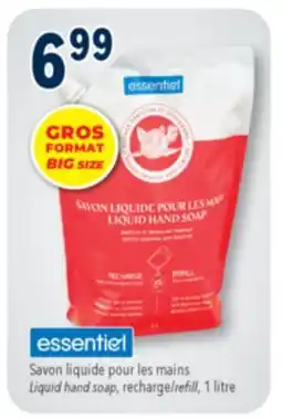 Familiprix Essentiel blood orange and ginger liquid hand soap refill offer
