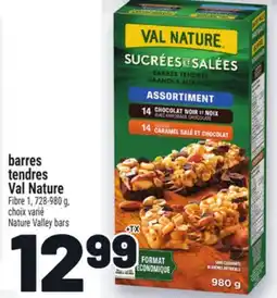 Metro BARRES TENDRES VAL NATURE | NATURE VALLEY BARS offer