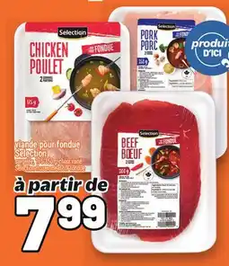 Metro VIANDE POUR FONDUE SELECTION | SELECTION FROZEN MEAT FOR FONDUE offer
