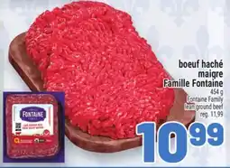 Metro BOEUF HACHÉ MAIGRE FAMILLE FONTAINE | FONTAINE FAMILY LEAN GROUND BEEF offer